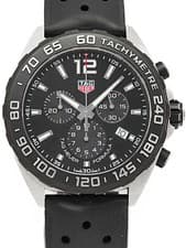 TAG Heuer Formula 1 Chronograph CAZ1010.FT8024 43mm Black Dial Stainless #T377
