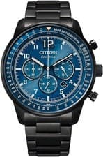 Citizen Eco Drive Solar Chronograph Watch 44mm Stainless Steel From Japan