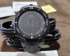 Casio Pro Trek Triple Sensor Solar Men's Watch PRW-3000-1A
