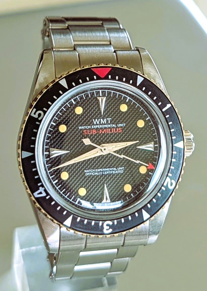 WMT WATCH EXPERIMENTAL UNIT SEADIVER SUB-MILIUS AUTOMATIC HEAVY AGED FULL SET