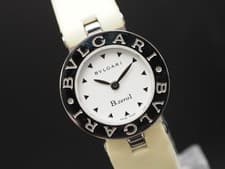 Vintage Bvlgari B.zero1 BZ22S Quartz White Dial 22mm Women's Watch JAPAN