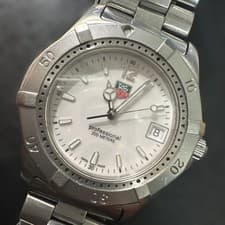 TAG HEUER 2000 Professional WK1111 White Dial Quartz - Battery Replaced 200m