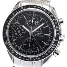 Auth OMEGA Speedmaster 3220.50 Black Dial Fast Shipping