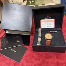 TUDOR Prince Date Day 2020 Ring 76213 Steel and Yellow Gold with Box and Papers