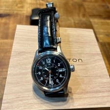 HAMILTON Khaki Field H703050 Black 40mm Automatic Men's Watch from JP with box