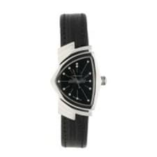 HAMILTON Ventura H242112 Black Dial Quartz Women's Watch Working w/Box
