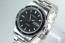 HAMILTON Jazzmaster Seaview H375650 Day Date Auto SS Watch [Scratches on Bezel ]