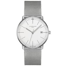JUNGHANS Max Bill Mega 058/4821.44 Quartz plexiglass Men's watch White 38mm NEW