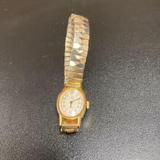 Omega Geneva Ladies Watch Gold Stretch Band Manual Wind Good Condition