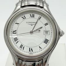 Longines Golden Wing Five Star L3.606.4 White Dial Quartz Men's Watch Working