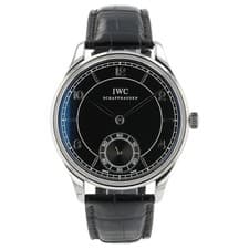 IWC Vintage Collection Portuguese Black Dial Steel 44mm Manual Wind IW544501