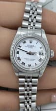 Rolex 79240 Date White Dial Watch Inox