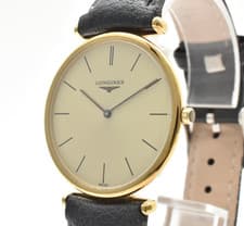 [N MINT] Longines Grand Classic L4.635.2 33mm White Dial Roman Quartz Mens Watch