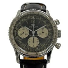 Breitling Navitimer 806 41mm 1967 Vintage Manual Wind Chronograph Black Dial