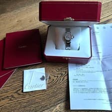 Cartier Miss Pasha Quartz Ladies Watch White Dial Full Set Serviced Gift