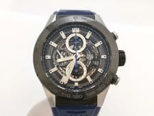 TAG HEUER CARRERA CALIBRE 01 BLUE TOUCH EDITION CAR2A1T.FT6052 SS RUBBER AUTO 64