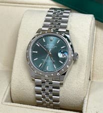 Rolex Datejust 278344RBR Green Dial Galaxy Bezel 2021 Box and Card 31MM