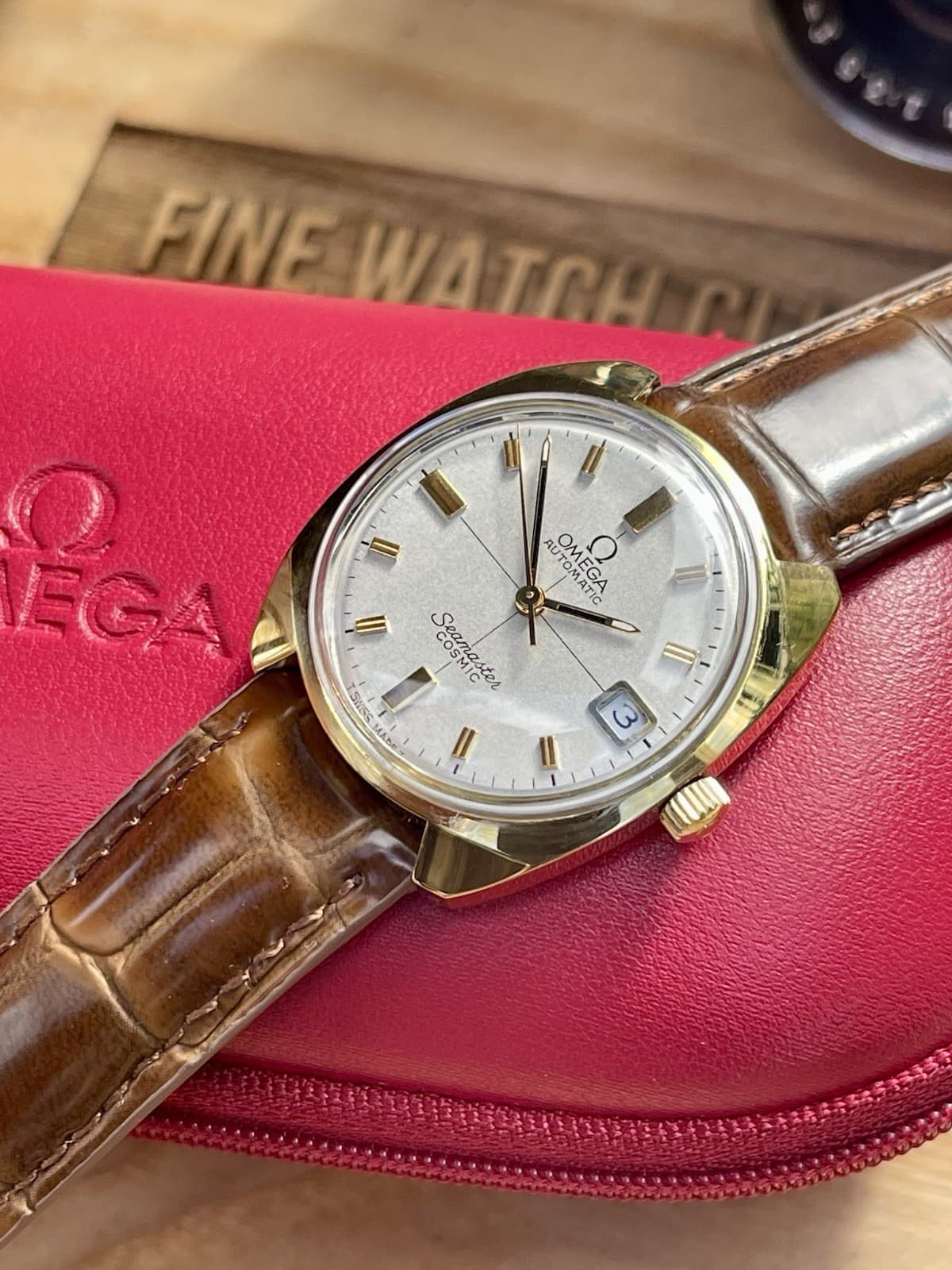 Omega Seamaster Cosmic Automatic Gold Plated 1967  vintage used watch + Box