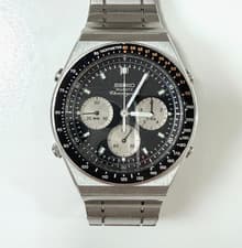 Seiko 7A28-7039 Vintage Quartz Speedtimer CHRONOGRAPH Watch