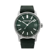 Audemars Piguet Code 11.59 Steel Auto 41mm Green Dial Strap 15210ST.OO.A056KB.01