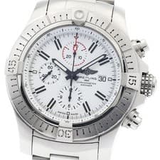 BREITLING A13375 Super Avenger Chronograph 48 Automatic Men s with Box and  9374