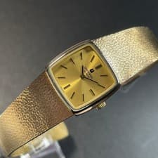 Universal Geneve Manual Wind Watch Gold Dial Vintage 2 Hand Authentic