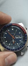 Vintage 1973 Seiko 6139-6005 "Blue Pogue" Automatic Chronograph - Head Only