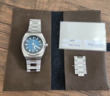 Ergon Adventum Ocean Teal Automatic 40 mm w Stainless Steel Bracelet Zelos