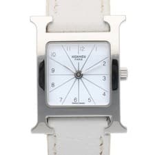 HERMES H Watch Watch Stainless Steel HH1.210 Quartz Polished Ladies  HERMES Used