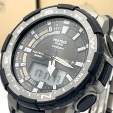 Superb Condition CASIO Pro Trek Wristwatch Titanium PRT B70T 7JF Japan