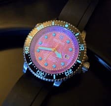 Deep Blue Watches Juggernaut V Swiss Automatic Watch 40mm Purple Dial 300m Diver