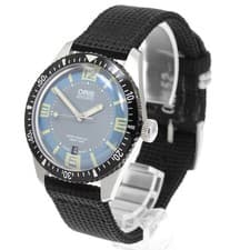 Oris 7707 Divers Sixty Five Date Automatic Men's Watch Blue Gray Dial Accessary
