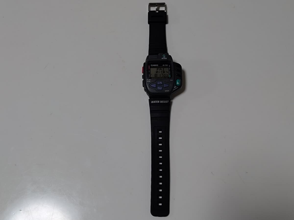 CASIO JG-100 "CYBER CROSS" infrared remote control