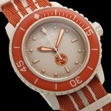 Swatch Blancpain Bioceramic Scuba Fifty Fathoms Arctic Ocean SO35N100 #SU316