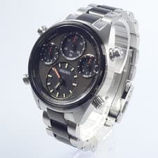 Seiko PROSPEX SPEEDTIMER SBER005 Silver Watch Used From Japan