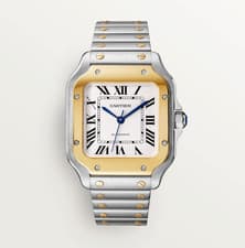 2026 NEW COMPLETE SET MEDIUM SANTOS DE CARTIER TWO TONE W2SA0016