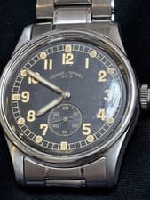 Revue Sport 50's Reissue Manual Hand-Winding Watch 17 Jewels Military 33mm