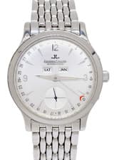 Jaeger LeCoultre Master Tripple Calendar Steel Mens 37mm Watch 140.8.87