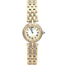 Authentic Cartier Panthere Vendôme SM 3-Row W25030B8 SSxYG Quartz #230-000-...