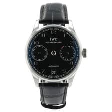 IWC Portuguese 7 Day Men's Black Dial 42mm Automatic Mens Watch - IW500109