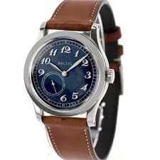 BALTIC MR01 Micro-Rotor Blue Dial Small Seconds Men's Watch MR01BLUE