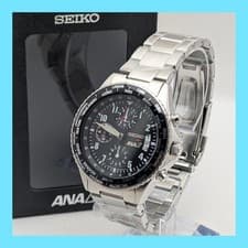 Seiko × ANA Collaboration Watch Chronograph 7T92-0VG0 84-D70 NEW