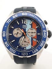 Tag Heuer X Gulf Special Edition Formula 1 43mm Steel & Rubber Watch Fw0426wxzdu