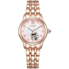 Citizen Collection PR1045-50W Limited Edition Sakura Mechanical Watch Women NEW