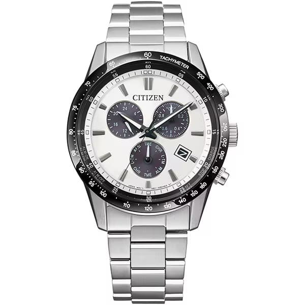 CITIZEN BL5614-59A Eco-Drive Chronograph Men's Watch Silver SS