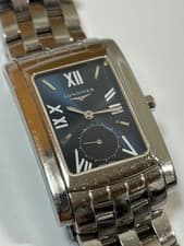 Longines L5.655.4 DolceVita Small Seconds Quartz White Dial Watch Japan Used