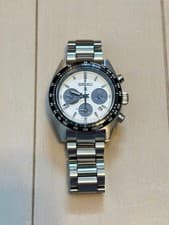 SEIKO PROSPEX SPEEDTIMER SOLAR CHRONOGRAPH PANDA DIAL WATCH JAPAN WORKING
