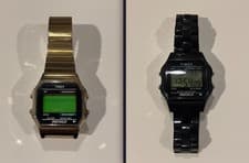 Import duty included for US buyers  TIMEX Digital Watch Set Gold & Black Battery