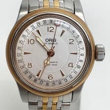 Oris 7551 Big Crown Pointer Date 25012740 Gold Silver Authe