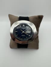 Very Rare 1960s Longines Record Automatic Watch Day Date Blue Dial - Cal 1958-2